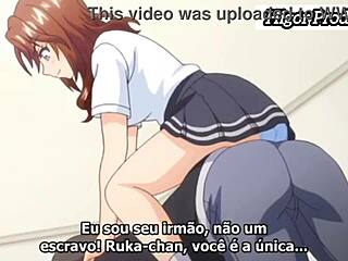 Hentai hint of forbidden desire with his own sister