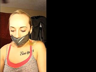 Your Gagged Blonde Secret In Bondage