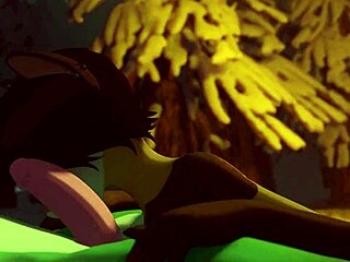 I love watching furry babe suck hard