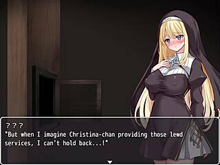 Sister Christina’s wild anime gangbang passion