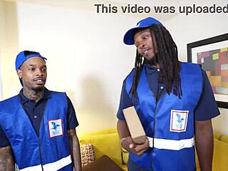 delivery man finds bareback thrill
