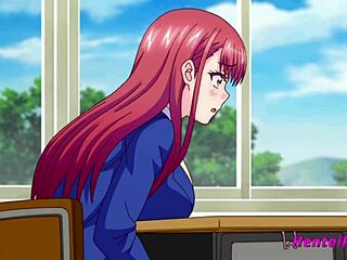 Redhead Teen Flirts with Teacher