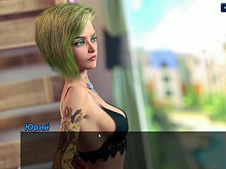 Anime babe's teasing double cock hunt gameplay
