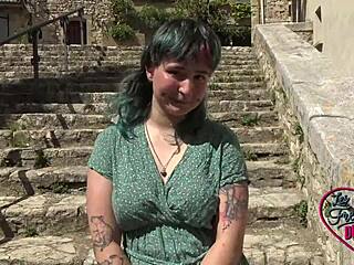 my French Angelina handles naughty Khala outdoors
