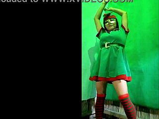 Elf Costume Tease for Stepdad's Mood Lift