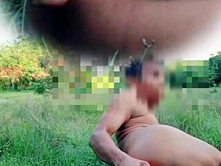 Myanmar gay’s naked outdoor solo zoom
