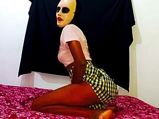 Skinny Latina Lady Seduces Teacher in Bed