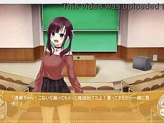 Magical Exhibitionist Girl Christhea Flashes In Anime Game