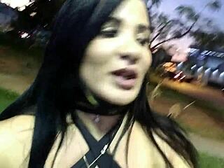 Latina’s Fierce Creampie After Street Pickup In Car