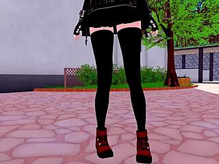 Tifa's big boobs in 3D hentai POV