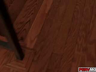 my stepmom Sofi Ryan comforts me with handjob
