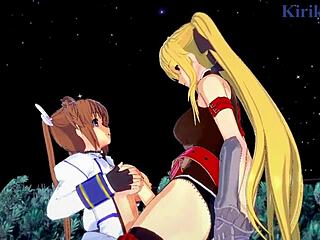 Heartfelt futanari passion with fate testarossa and nanoha takamachi
