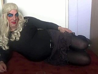 Crossdresser Swallows Two Glasses Of Pee
