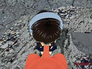 Dr Stone hentai with Senku and Yuzuriha sex