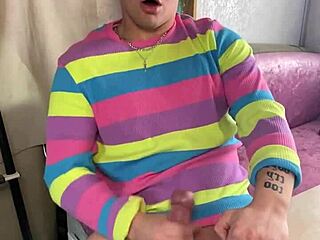 College Guy’s Huge Cock Jerks Off Dirty