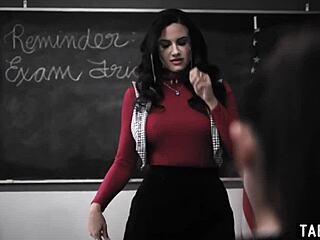 Sophia's Backside Takes Teacher's Heat