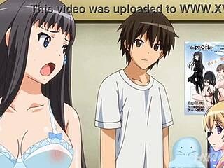 golden shower on my coworker in freaky anime hentai