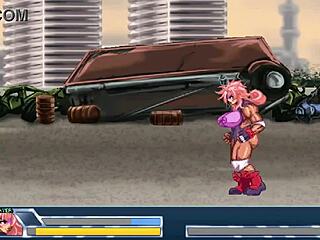 muscular lady rules hentai clash
