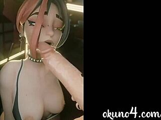 Top 3D Futanari Blowjob and Creampie Compilation