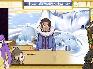 Avatar Last Airbender orgy in Four Elements Trainer 13