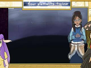 Avatar Last Airbender orgy in Four Elements Trainer 13