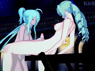 Saint-Germain And Cagliostro Futanari Creampie Sex