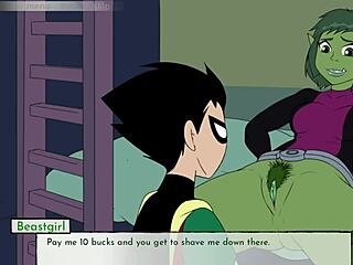 Teen Titans parody game gets rough