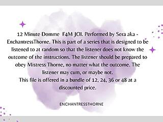 secret domme guides your release in whispers