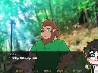 I’m gazing at furry yaoi magic in christmas demo