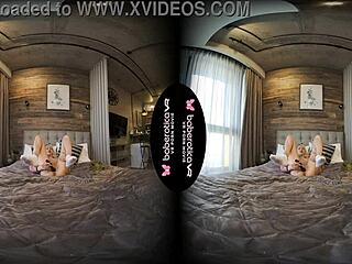 Blonde Mika's Solo VR Tease Turns Naughty