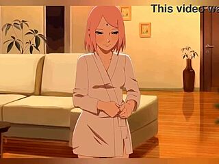 naruto and sakura's heated anime encounter