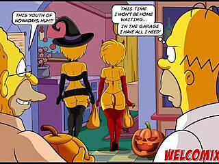 what’s up with this wild halloween simpsons porn on simptoons?