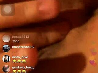 Live daring tease on instagram stream