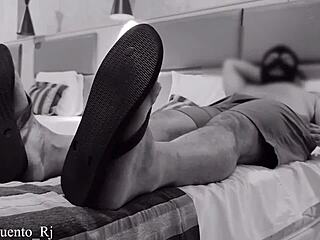 Trailer - Sucking feet and cock of straight doorman