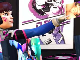 d va and her buddy get down to business