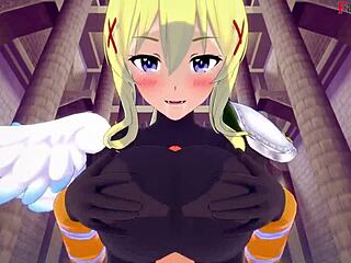 Lalatina Dustiness Darkness POV blowjob in fantasy 3D