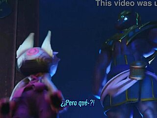 vex gets wild with nilus in 3d cartoon hentai