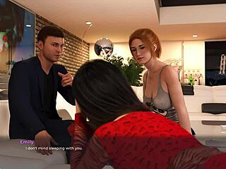 Seductive secretary's animated charm ignites fiery passion