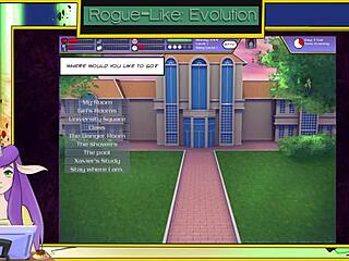 Anime Rogue’s fierce shower fuck with monster cock