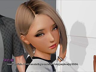 Cartoon Cutie Teases In Wild 3D Hentai Game