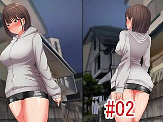 Night Wander 2: Shy Anime Skirt Strip