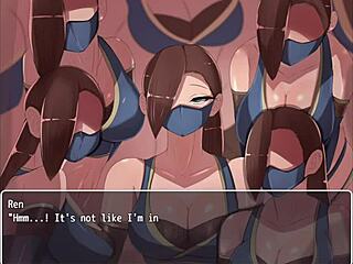 Hentai big tits ninja women mansion fuck