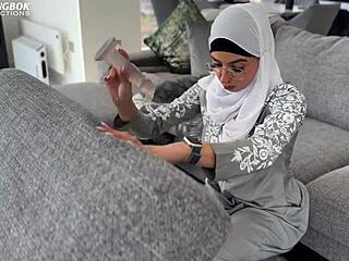 British Maid Aaliyah Yasin's Solo Toy Fun