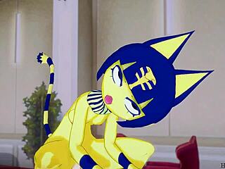 ankha's sensual bedroom journey