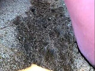 My Wife’s Long Pee on the Beach