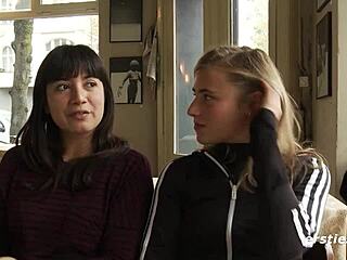 Ersties Lesbian Friends Test New Strap-On