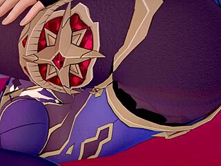 mona’s fierce hotel fuck in genshin impact