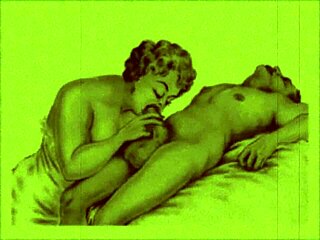 retro erotic drawings with a naughty twist
