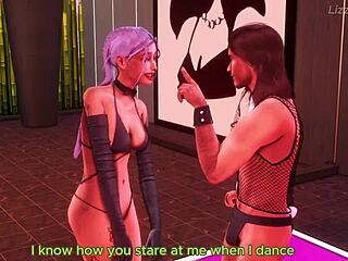 Stripper Sucks Multiple Creampies in Animation