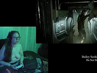 Gamer Strips During Game